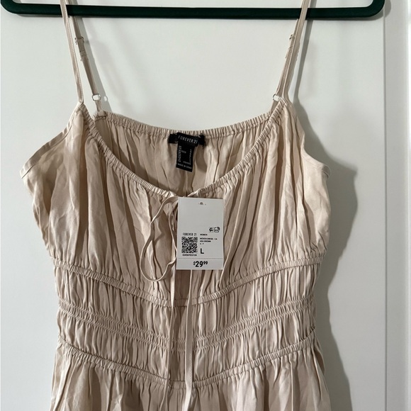 Beige Maxi Dress - Picture 1 of 3